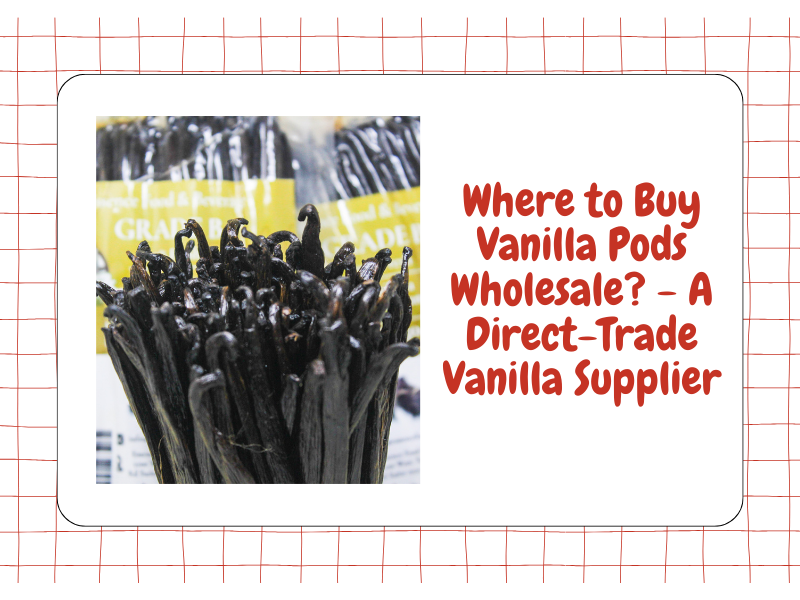 vanilla pods wholesale for sale