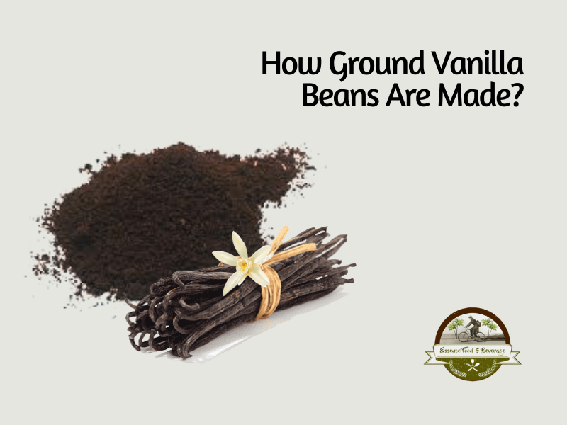 Pure ground vanilla beans