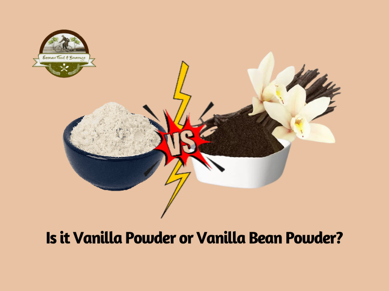 vanilla powder vs. vanilla bean powder